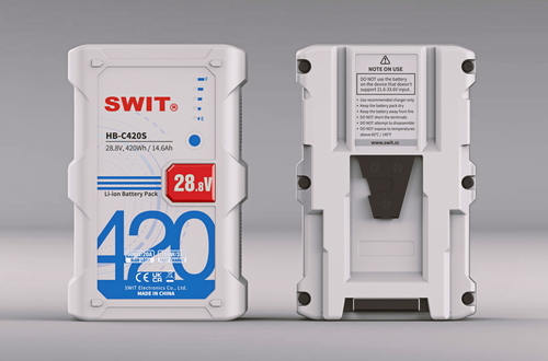 Swit выпустила новую батарею HB-C420S повышенной мощности и батарейные адаптеры V-mount