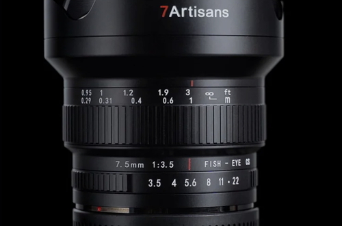 7Artisans выпустила объектив 7.5 mm f/3.5 для Canon EF