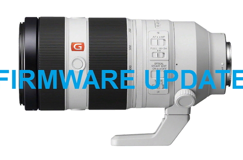 Sony обновила прошивку объектива FE 100-400mm F4.5-5.6 GM OSS до версии 06